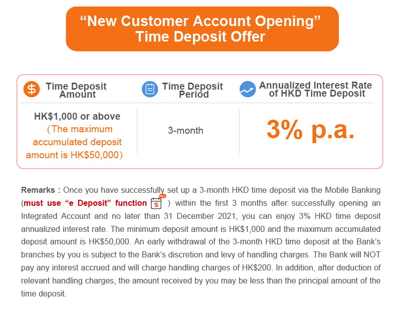 “New Customer Account Opening” New Customer Offers