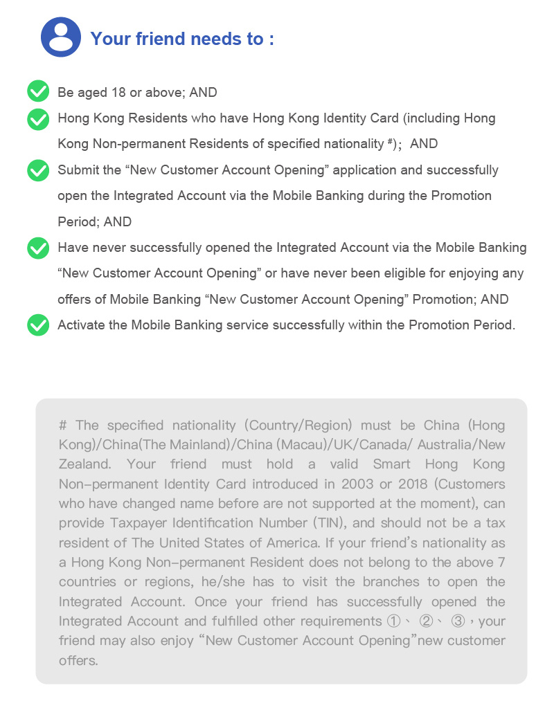 “New Customer Account Opening” New Customer Offers