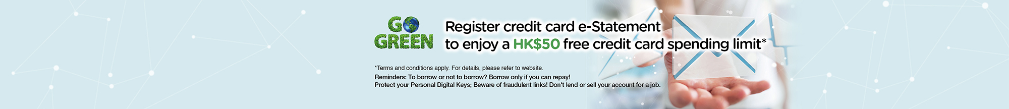 《Go Green  - Credit Card eStatement Service》