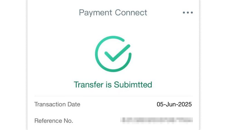 5：Transaction is completed