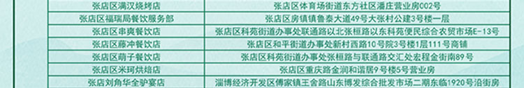 烧烤商户名单