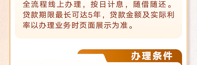 伙伴尊享贷消费